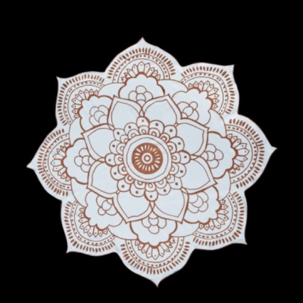 VIX BLUE LOTUS SHAPED TOWEL - NWT